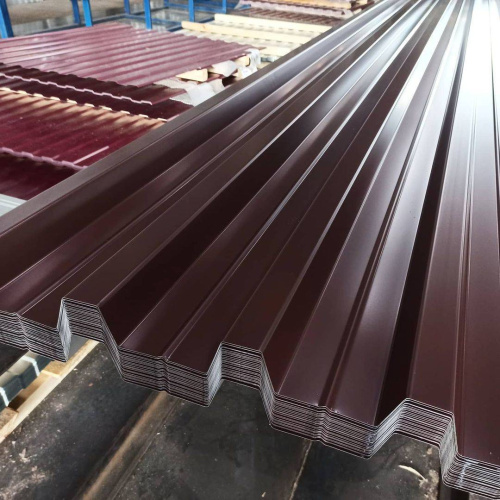 Профнастил оцинкованный с полимерным покрытием Н60 Grand line Optima 0,7х902мм RAL 6005 фото 5