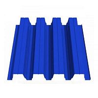 Профнастил Н75 RAL 5005 сигнальный синий 0.5 мм