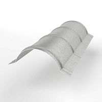 Конек полукруглый для кровли оцинкованный 0,4x301мм