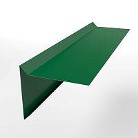 Планка ветровая простая оцинкованная с порошковым покрытием 0,45мм RAL 6029