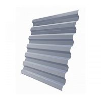 Профнастил С21 RAL 9006 бело-алюминиевый 0.35 мм