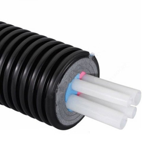 Труба теплоизолированная PE-Xa/EVOH Ecoflex Quattro черная 2x32x2,9-2x32x4,4/175 Ру 6/Ру 10 Тмакс=95C бухта 200м Uponor Швеция