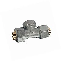 Тройник латунный хром R566AM Дн 20х3/4"х20 ВР обжим Giacomini Италия