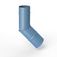 Колено водосточное оцинкованное порошок ф220мм RAL 5024
