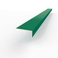 Лобовая планка (RAL 6016) оцинкованная, с порошковым покрытием 0,45 мм