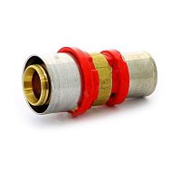 Муфта переходная латунная 1651G Дн 32х20 пресс TIEMME Италия