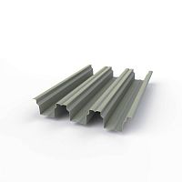 Профнастил оцинкованный с полимерным покрытием полиэстер Н114 buildstor 0,9х646мм RAL 7045 Телегрей 1