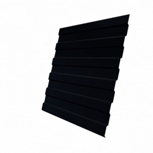 Профнастил С8 RAL 9005 чёрный янтарь 0,5 мм Quarzit lite Grand Line Профнастил С8 RAL 9005 чёрный янтарь 0,5 мм Quarzit lite Grand Line