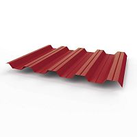 Профнастил оцинкованный с полимерным покрытием полиэстер НС44 buildstor 0,45х1047мм RAL 3003 Рубиново-красный