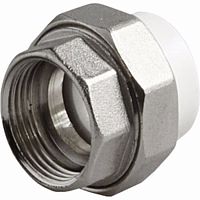 Муфта PP-R комбинированная разъемная серая внутр. резьба Дн 25х1" VALFEX Россия