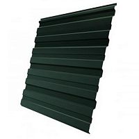 Профнастил С10 RR 11 темно-зеленый 0.5 мм GreenCoat Pural Matt Grand Line