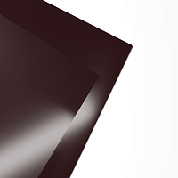 Гладкий лист 0.5мм RAL 3007 Чёрно-красный