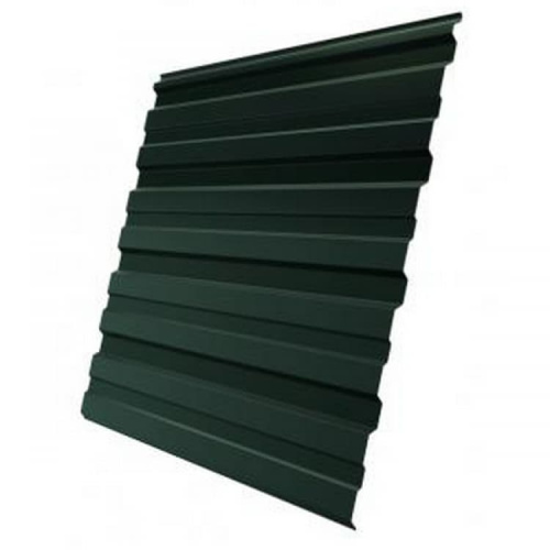 Профнастил С10 RR 11 темно-зеленый 0.5 мм GreenCoat Pural Matt Grand Line