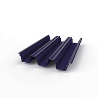 Профнастил оцинкованный с полимерным покрытием полиэстер Н114 buildstor 0,9х646мм RAL 5022 Ночной синий