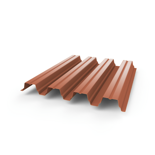 Профнастил Н75 - 0,6 (RAL 3022) с полимерным покрытием (полиэстер)