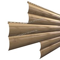 Сайдинг МЕТАЛЛ ПРОФИЛЬ Woodstock-Т-28х330 (ECOSTEEL-01-Сосна-0.5)