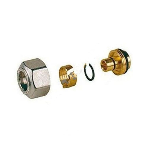 Переходник латунный R179E Дн 15х1,7х3/4" с евроконусом Giacomini Италия