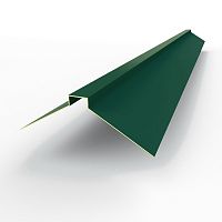 Конек фигурный оцинкованный c порошковым покрытием 0,45мм RAL 6005