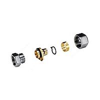 Муфта латунная хром R187F Дн 18х2,0х1/2" ВР Giacomini Италия
