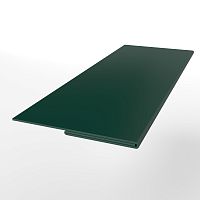 Планка финишная оцинкованная с порошковым покрытием 0,45мм RAL 6005