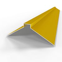 Конек фигурный оцинкованный c порошковым покрытием 0,45мм RAL 1005