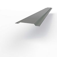 Нащельник RAL 7037 оцинкованный c порошковым покрытием 0,45мм