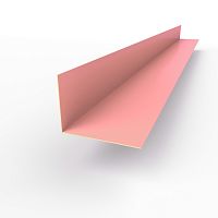Планка угла внутренняя RAL 3015 оцинкованная c порошковым покрытием 0,45мм