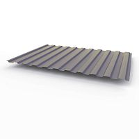 Профнастил оцинкованный с полимерным покрытием полиэстер С8 buildstor 0,5х1180мм RAL 4012 Перламутрово-ежевичный