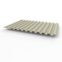 Профнастил оцинкованный с полимерным покрытием полиэстер С21 buildstor 0,45х1051мм RAL 7044 Серый шёлк