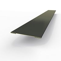 Планка стыковочная RAL 7021 оцинкованная c порошковым покрытием 0,45мм