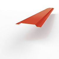 Нащельник RAL 2002 оцинкованный c порошковым покрытием 0,45мм