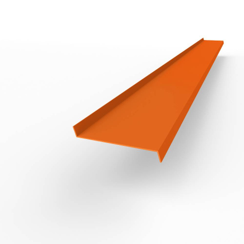 Отлив оконный оцинкованный c порошковым покрытием 1,2мм ширина более 625 мм RAL 2004 Отлив оконный оцинкованный c порошковым покрытием 1,2мм ширина более 625 мм RAL 2004