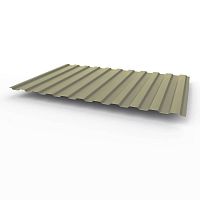 Профнастил оцинкованный с полимерным покрытием полиэстер С8 buildstor 0,55х1180мм RAL 7003 Серый мох