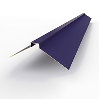 Конек фигурный оцинкованный c порошковым покрытием 0,45мм RAL 5022
