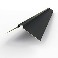 Конек фигурный оцинкованный c порошковым покрытием 0,45мм RAL 7021