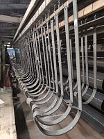 Крепление желоба водосточного c порошковым покрытием ф220x350мм RAL 9006