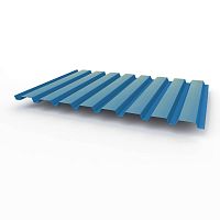 Профнастил оцинкованный с полимерным покрытием полиэстер С20 buildstor 0,7х1150мм RAL 5015 Небесно-синий