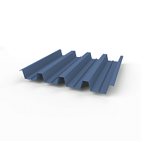 Профнастил Н60 (RAL 5023) 0,5х845мм оцинкованный, с полимерным покрытием (Полиэстер)