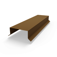 Парапет плоский RAL 8008 полиэстер 0,5 мм