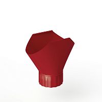 Воронка желоба оцинкованная накладная порошок ф150мм RAL 3001