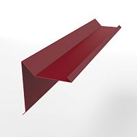 Планка ветровая двойная завальцовка оцинкованная с порошковым покрытием 0,45мм RAL 3003