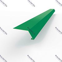 Карнизная планка RAL 6024 оцинкованная c порошковым покрытием 0,45мм