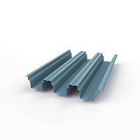 Профнастил оцинкованный с полимерным покрытием полиэстер Н114 buildstor 0,9х646мм RAL 5024 Пастельно-синий