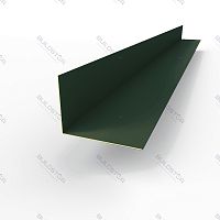 Планка угла внутренняя RAL 6009 оцинкованная c порошковым покрытием 0,45мм