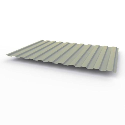 Профнастил оцинкованный с полимерным покрытием полиэстер С8 buildstor 0,65х1180мм RAL 7045 Телегрей 1