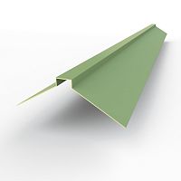 Конек фигурный оцинкованный c порошковым покрытием 0,45мм RAL 6021