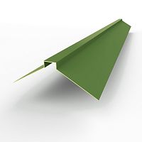 Конек фигурный оцинкованный c порошковым покрытием 0,45мм RAL 6025