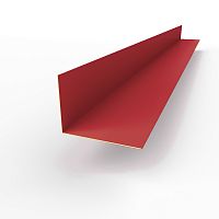 Планка угла внутренняя RAL 3031 оцинкованная c порошковым покрытием 0,45мм