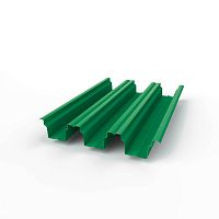 Профнастил оцинкованный с полимерным покрытием полиэстер Н114 buildstor 0,9х646мм RAL 6024 Транспортный зелёный