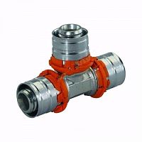 Тройник латунный S-PRESS PLUS Дн 25 пресс Uponor Финляндия